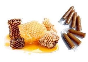 The treatment of the candles with propolis